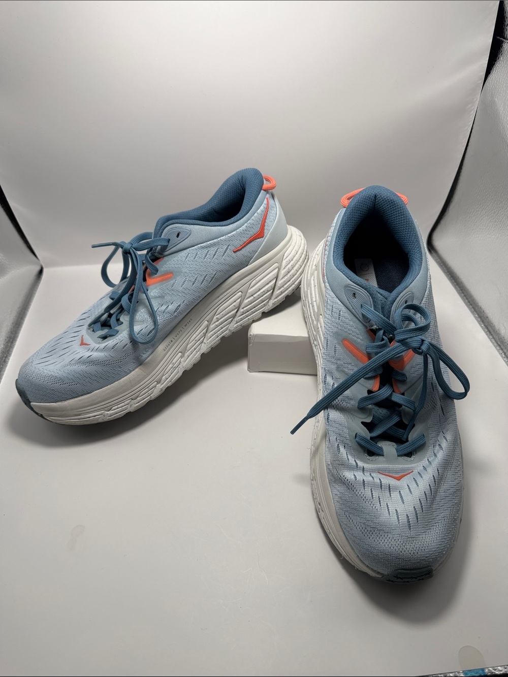 HOKA Gaviota 4 Wide Running Shoes – Women’s 10D Blue Coral